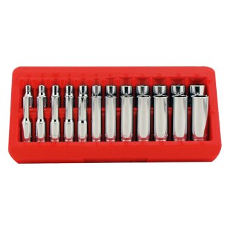 Great Neck® - 1/4" Drive 6-Point Metric Deep Shallow Socket Set 24 Pieces