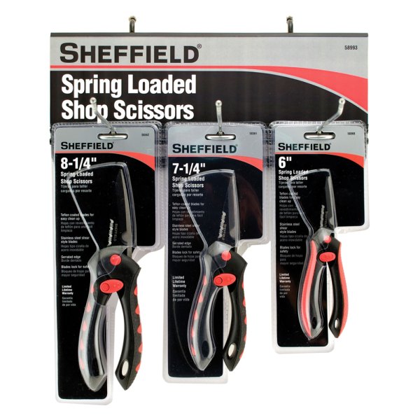 Great Neck® - Sheffield™ Spring Loaded Shop Scissors Kit