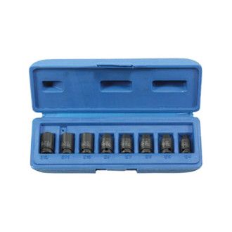Grey Pneumatic® - 1/4" Drive External Torx Standard Impact Socket Set (8 Pieces)