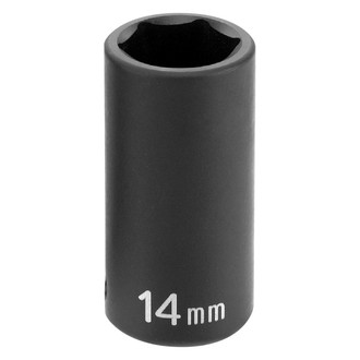 Grey Pneumatic® - 3/8" Drive 14 mm 6-Point Semi-Deep Impact Socket