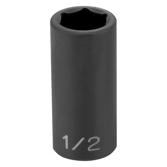 Grey Pneumatic® - 3/8" Drive 7/16" 6-Point Semi-Deep Impact Socket