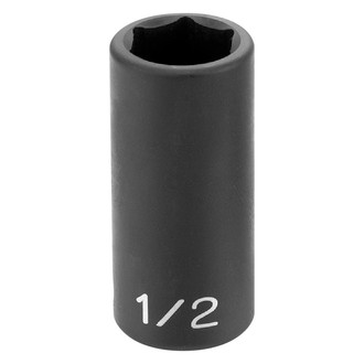 Grey Pneumatic® - 3/8" Drive 9/16" 6-Point Semi-Deep Impact Socket