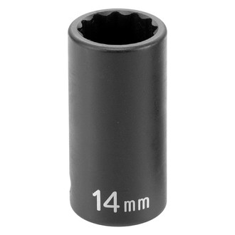 Grey Pneumatic® - 3/8" Drive 10 mm 12-Point Semi-Deep Impact Socket
