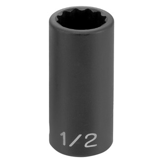 Grey Pneumatic® 1126SD - 3/8" Drive 13/16" 12-Point Semi-Deep Impact Socket