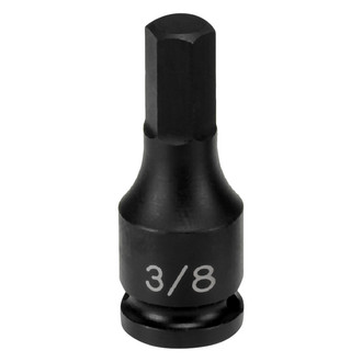 Grey Pneumatic® - 3/8" Drive 1/4" Hex Impact Bit Socket