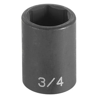 Grey Pneumatic® - 1/2" Drive Metric 6-Point Standard Impact Socket