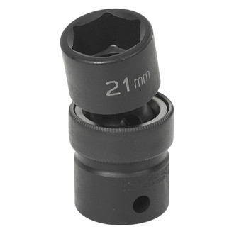 Grey Pneumatic® - 1/2" Drive 21 mm 6-Point Standard Impact U-Joint