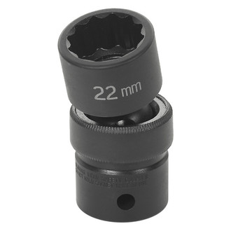 Grey Pneumatic® - 1/2" Drive Metric 12-Point Standard Impact U-Joint