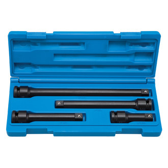 Grey Pneumatic® - 1/2" Drive Friction Ball Impact Extension Set (4 Pieces)