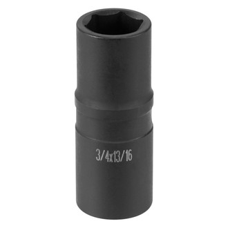 Grey Pneumatic® - 1/2" Drive 7/8" x 15/16" 6-Point Deep Thin Wall Flip Impact Socket
