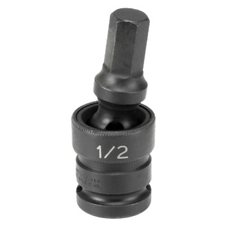 Grey Pneumatic® - 1/2" Drive SAE Hex Standard Impact U-Joint Bit Socket