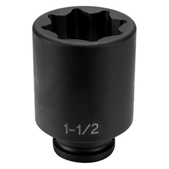 Grey Pneumatic® - 3/4" Drive 1-3/8" 8-Point Deep Impact Socket