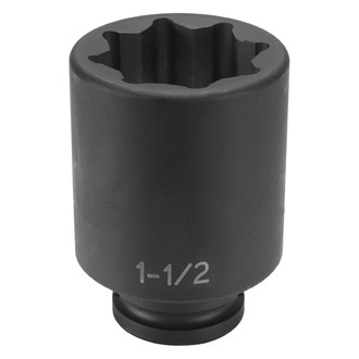 Grey Pneumatic® - 3/4" Drive 1-7/16" 8-Point Deep Impact Socket