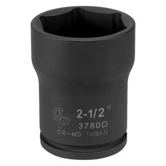 Grey Pneumatic® 3755M - 3/4" Drive 55 mm 6-Point Deep Pinion Nut Impact Socket