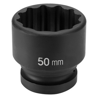 Grey Pneumatic® - 1" Drive 55 mm 12-Point Standard Impact Socket