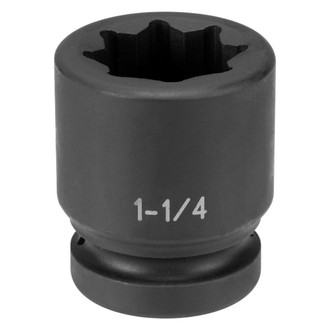 Grey Pneumatic® - 1" Drive 2" 8-Point Standard Impact Socket