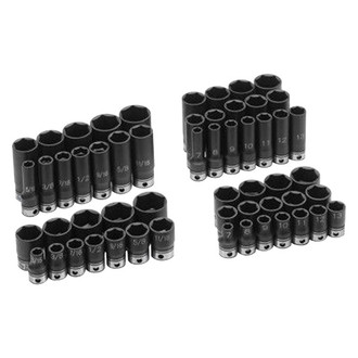 Grey Pneumatic® - 3/8" Drive 13 mm 6-Point Metric Standard Socket