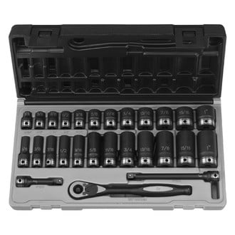 Grey Pneumatic® - 3/8" Drive Ratchet and Socket Set, 27 Pieces