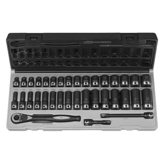 Grey Pneumatic® - 3/8" Drive Ratchet and Socket Set, 35 Pieces