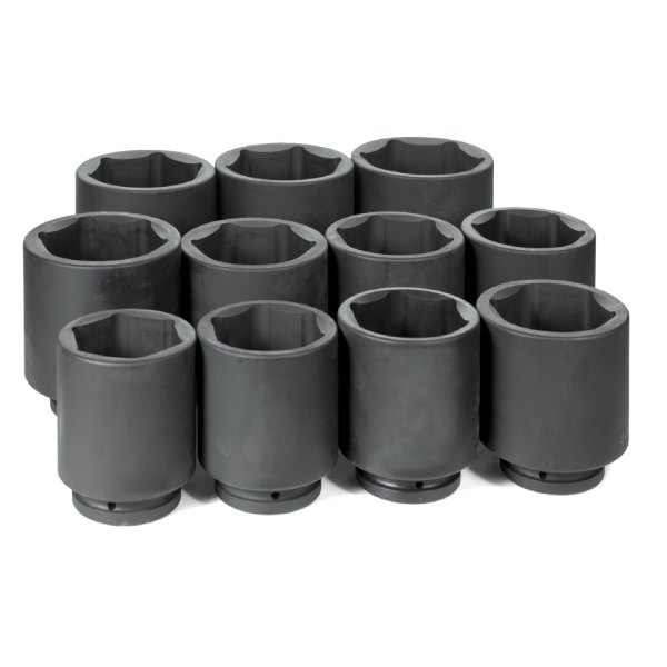 Grey Pneumatic® - (11 Pieces) 1" Drive SAE 6-Point Impact Socket Set