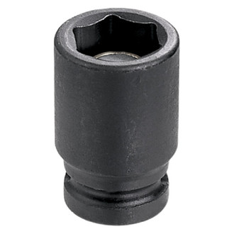 Grey Pneumatic® - 1/4" Drive 5/16" 6-Point Standard Magnetic Impact Socket