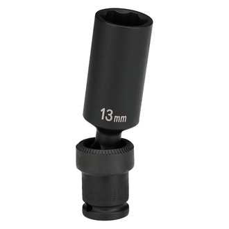 Grey Pneumatic® - 1/4" Drive 13 mm 6-Point Surface Drive Deep Impact U-Joint