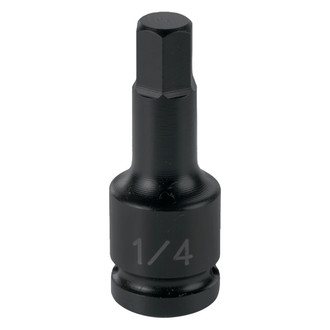 Grey Pneumatic® - 1/4" Drive 10 mm Hex Impact Bit Socket