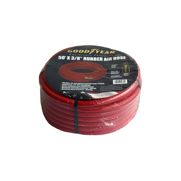 Good Year 3/8" x 50' Red Rubber Hose Air Tool Compressor 