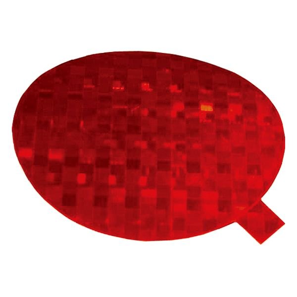 Grote® - 2.3" Red Round Stick-On Conspicuity Reflective Tape