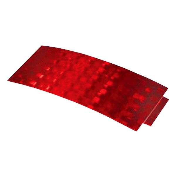 Grote® - 4" Red Rectangle Stick-On Conspicuity Reflective Tape