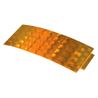 Grote® - 4" Yellow Rectangle Stick-On Conspicuity Reflective Tape