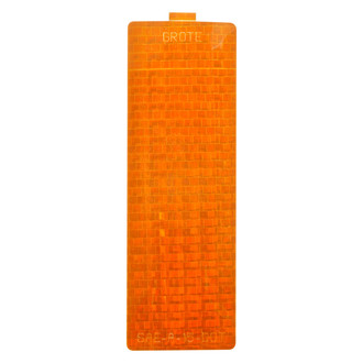 Grote® - 6.25" x 2" Yellow Rectangle Stick-On Conspicuity Reflective Tape