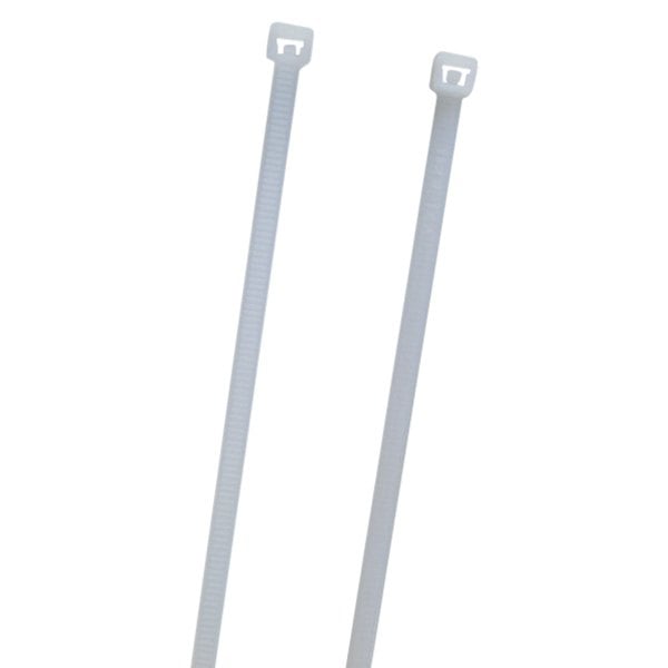 Grote® - 4" x 120 lb Nylon White UV Resistant Heavy-Duty Cable Ties