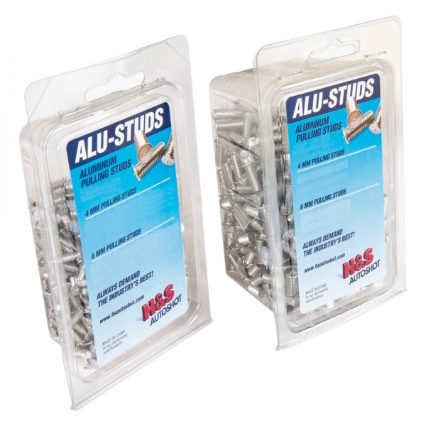 H&S Autoshot® - Uni-Stud™ Mini-Pull™ 500 Pieces M4 Al/Mg T-Handle Pulling Studs