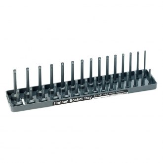 Hansen Global® - 3/8" Drive 30-Slot Metric 2-Row Socket Tray