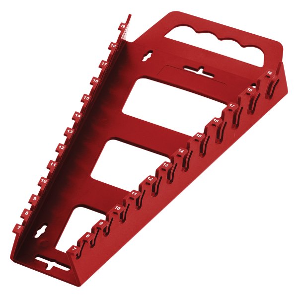 Hansen Global® - Quik-Pik SAE 13-Slot Red Wrench Rack