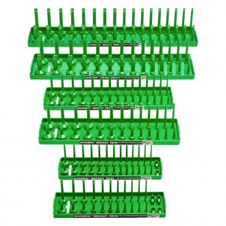 Hansen Global® - 1/4"-1/2" Drive Metric/SAE Socket Tray Set