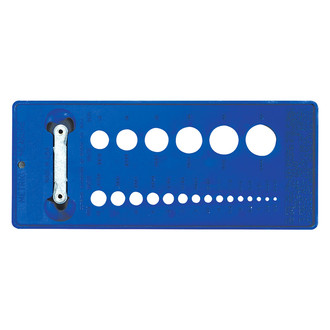 Irwin® - Hanson™ SAE and Metric Drill Bit Gauge with Thread Gauges