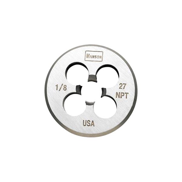 IRWIN® - Hanson™ 3/8"-18 NPT Pipe Taper HCS Right-Hand Solid Round Die