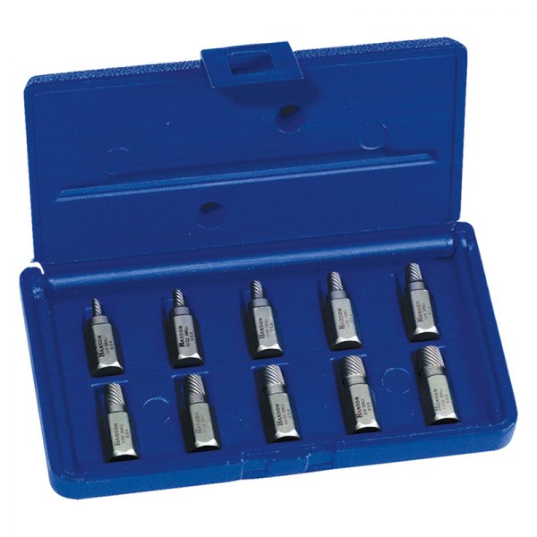 Irwin® - Hanson™ 532 Series™ 10-piece 1/8" to 13/32" Hex Shank Multi-Spline Flute Screw Extractor Set