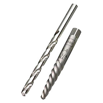 Irwin® - Hanson™ 537 Series™ 2-piece 7/32" to 9/32" Square Shank Spiral Flute Screw Extractor Kit