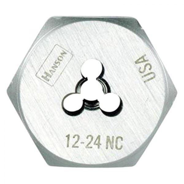 IRWIN® - Hanson™ #12-24 UNC Machine Screw HCS Right-Hand Solid Hexagon Die