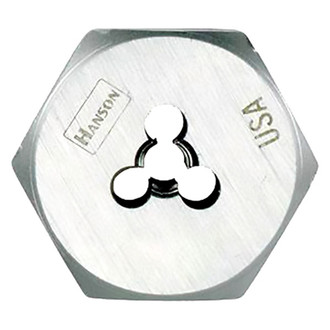 IRWIN® - Hanson™ 3/8"-24 UNF SAE HCS Right-Hand Solid Hexagon Die