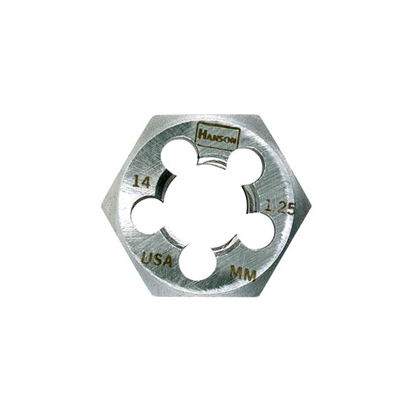 IRWIN® - Hanson™ M14 x 1.25 Metric HCS Right-Hand Re-Threading Solid Hexagon Die
