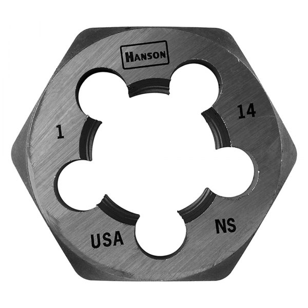 IRWIN® - Hanson™ 1"-14 NS SAE HCS Right-Hand Solid Hexagon Die