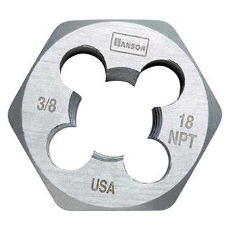 IRWIN® - Hanson™ 1/8"-27 NPT Pipe Taper HCS Right-Hand Solid Hexagon Die