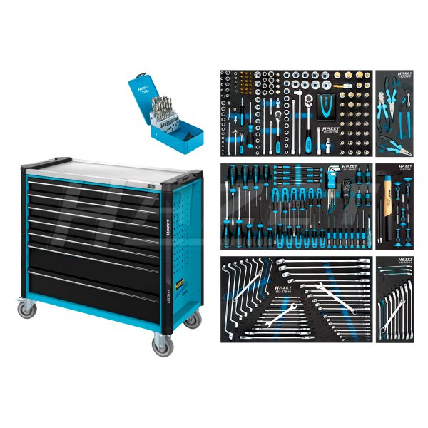 Hazet® - Rolling Tool Cabinet (44.60" W x 20.39" D x 40.16" H)