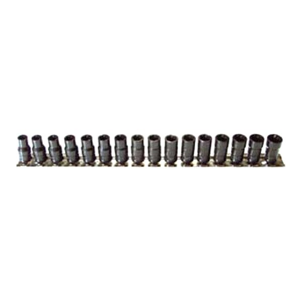 Turbo Sockets® - 16-piece 1/4" Drive 6 to 10 mm Bolt Extractor Set