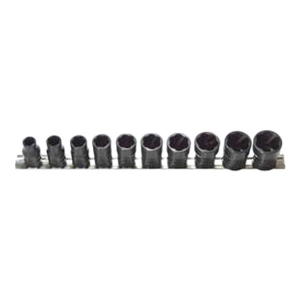 Turbo Sockets® - 10-piece 1/2" Drive 7/16" to 1" Bolt Extractor Set