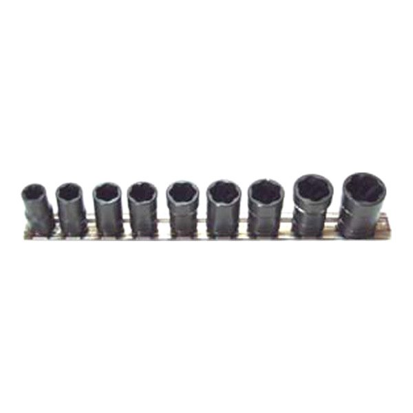 Turbo Sockets® - 9-piece 3/8" Drive 10 to 19 mm Bolt Extractor Set